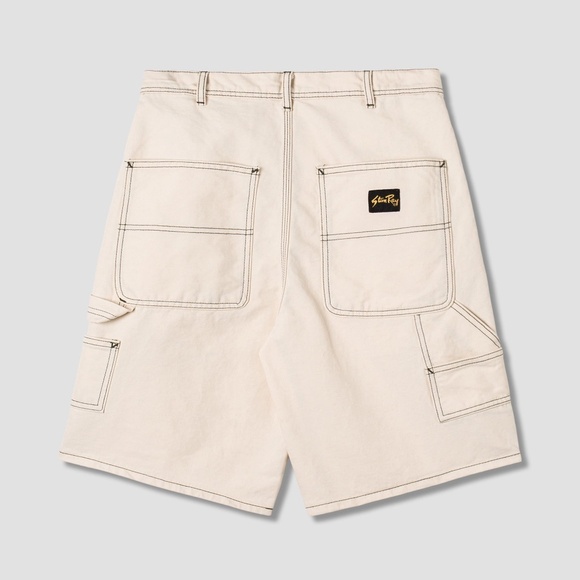 NWT Stan Ray Jorts Big Job Carpenter Jeans Natural Twill Denim Shorts - Picture 2 of 5